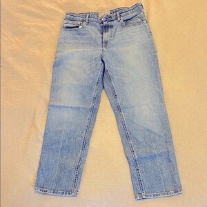 Everlane Women’s high rise straight Classic Blue Jeans